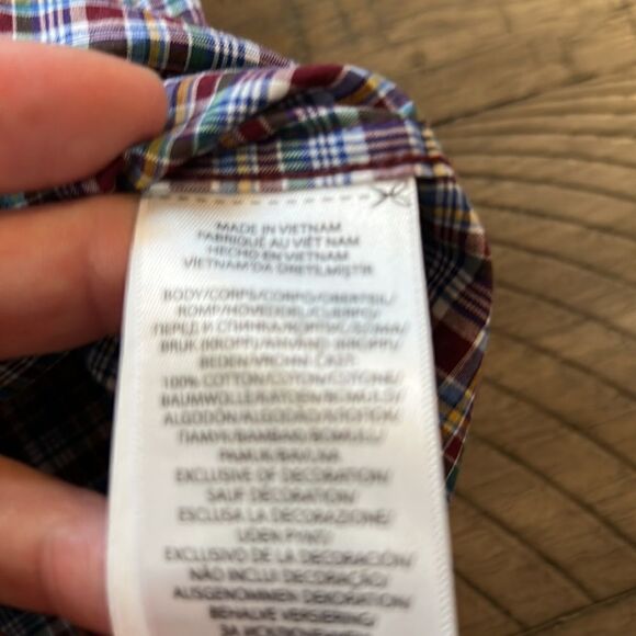 Ralph Lauren 💯 Cotton Natural Stretch Short Sleeve Shirt Unisex - Picture 8 of 17